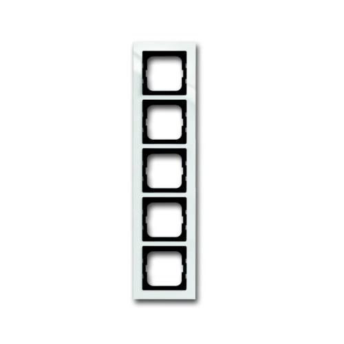 Рамка 5-постовая, для монтажа заподлицо, серия axcent, цвет белый | 1753-0-4125 | 2CKA001753A4125 | ABB