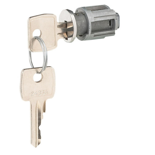 Цилиндр под стандартный ключ для рукоятки Кат. № 0 347 71/72 - для шкафов Altis - для ключа № 2433 A | 034789 | Legrand
