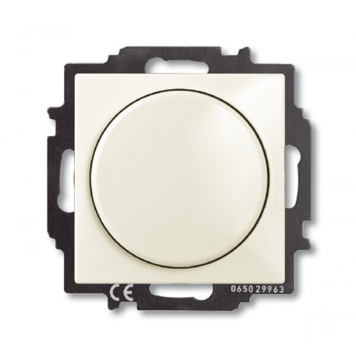 ABB Basic 55 Шале (белый) Светорегулятор поворотно-нажимной 60-400 Вт для л/н | 6515-0-0847 | 2CKA006515A0847 | ABB