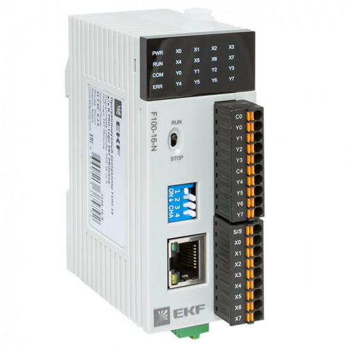 Программируемый контроллер F100 16 в/в N PRO-Logic EKF PROxima | F100-16-N | EKF