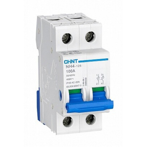 Выключатель нагрузки NH4 2P 100A (DB) (R) | 398039 | CHINT