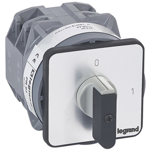 Выключатель - положение вкл/откл - PR 63 - 3П - 3 контакта - крепление на дверце | 027427 | Legrand
