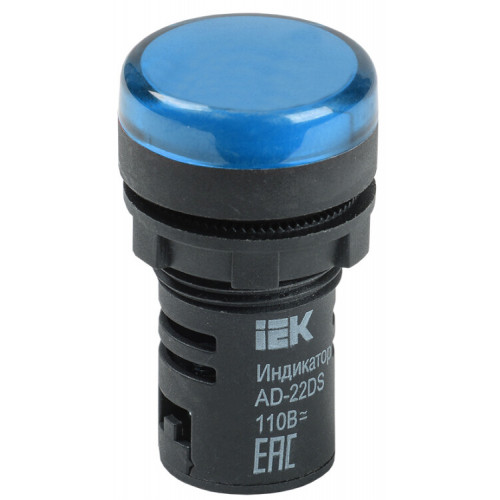 Лампа AD22DS(LED)матрица d22мм синий 230В | BLS10-ADDS-230-K07 | IEK