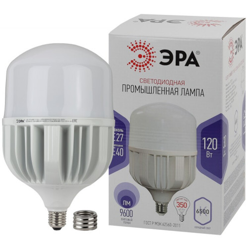 Лампа светодиодная промышленная LED POWER T160-120W-6500-E27/E40 (диод, колокол, 120Вт, холодн, E27/E40) (6/144) | Б0049104 | ЭРА
