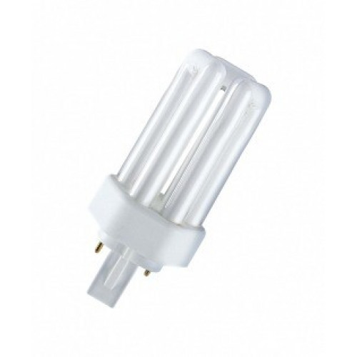 Лампа энергосберегающая КЛЛ 18Вт GX24d-2 нейтральная холодно-белая 4000К DULUX T 18W/840 PLUS GX24D 10X1 | 4050300333465 | Osram