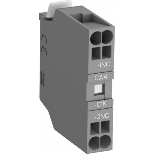 Блок контактный CA4-01K (1НЗ) фронтальный с втычными клеммами для контакторов AF09K-AF38K и реле NF22EK-NF40EK | 1SBN010160R1001 | ABB