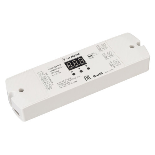 Конвертер SMART-K25-DMX512 (230V, 2x1A, TRIAC) (Arlight, Пластик) | 027129 | Arlight