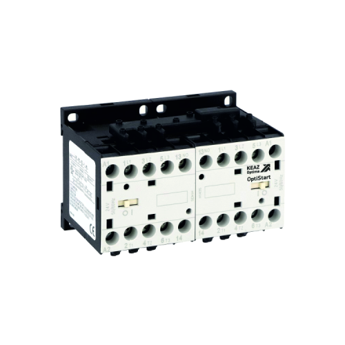 Мини-контактор реверсивный с подключением силовой цепи OptiStart K-MCP-09-30-10-A024 | 335730 | КЭАЗ