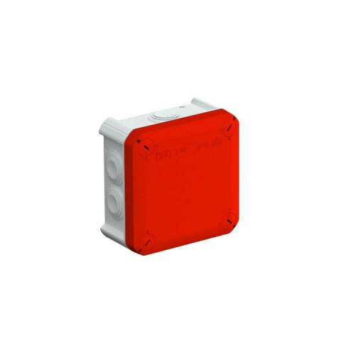 Коробка распределительная T60, 114x114x57 мм, красная крышка (T 60 RO-LGR) | 2007638 | OBO Bettermann