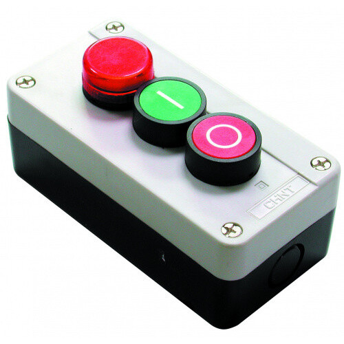 Кнопочный пост NP2-B363, сигн.лампа+1НО+1НЗ | 574903 | CHINT