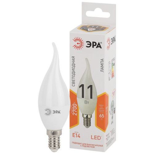 Лампа светодиодная LED BXS-11W-827-E14 | Б0032992 | ЭРА