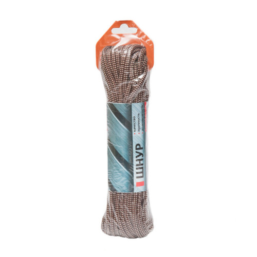 Шнур плетеный ПЭ 6 мм с серд., 24-пряд. цветной 20 м | 140361 | Tech-KREP