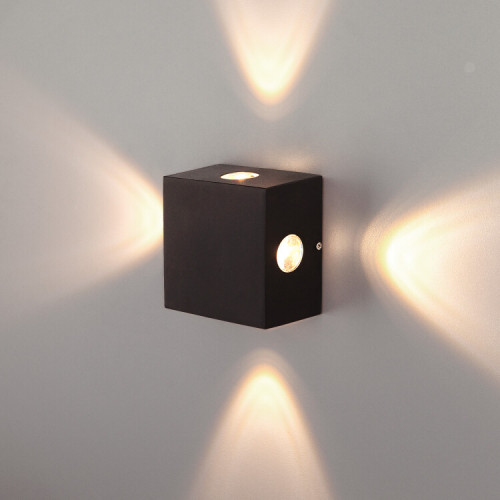 Светильник архитектурный 1601 TECHNO LED Kvatra черный настенный | a039989 | Elektrostandard