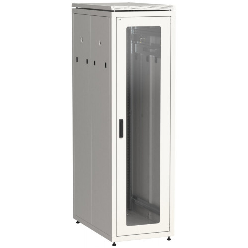 Шкаф 19 сетевой 42U 600*1000 мм стеклянная передняя дверь серый | LN35-42U61-G | ITK