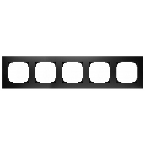 Рамка 5-постовая, серия SKY, цвет чёрный бархат|2CLA857500A1501| ABB