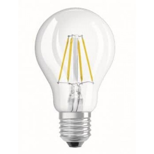 Лампа светодиодная LED BASE CLASSIC A 40 CL 4 W/2700K E27 | 4052899972001 | OSRAM