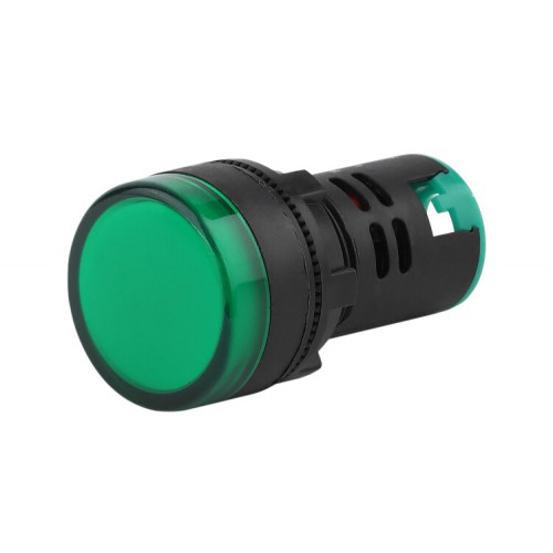Лампа AD22DS(LED)матрица d22мм зеленый 230В (10/1000/12000) | Б0045619 | ЭРА