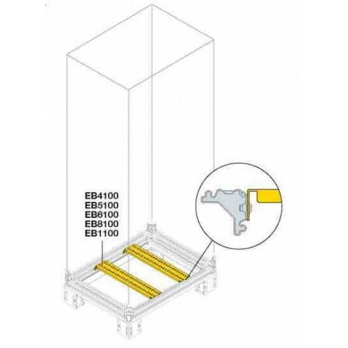 Профиль поперечный Г=400мм для вертикальных стоек(2шт) | EB4100 | ABB