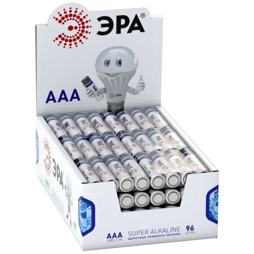 Батарейка щелочная (алкалиновая) LR03-4S promo-box (96/384/36864) (AAA) | Б0018950 | ЭРА
