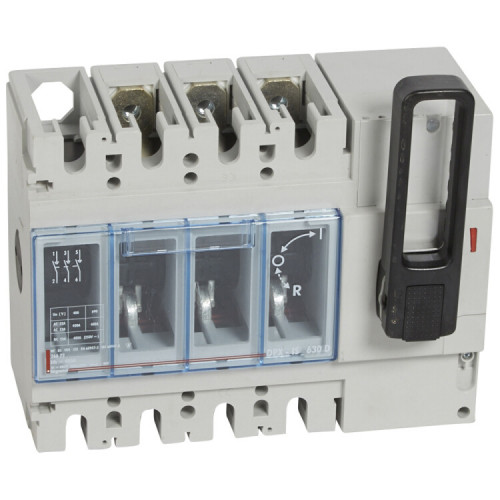 Выключатель-разъединитель DPX-IS 630 - с дистанционным отключением - 400 A - 3П - рукоятка спереди | 026672 | Legrand