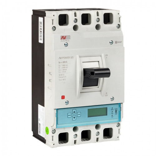 Автоматический выключатель AV POWER-3/3 400А 100kA ETU6.0 AVERES | mccb-33-400H-6.0-av | EKF