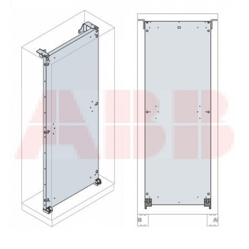 Плата монтажная 2000x600мм ВхШ | EA2060 | ABB