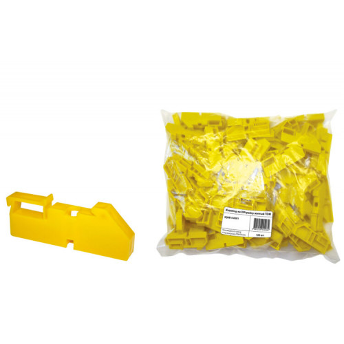Изолятор на DIN рейку желтый | SQ0810-0001 | TDM