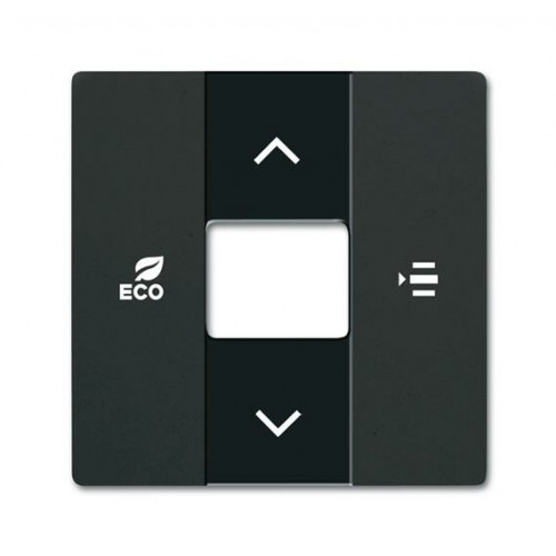 Накладка контроллера фанкойлов free@home, цвет чёрный бархат|6220-0-0634| ABB