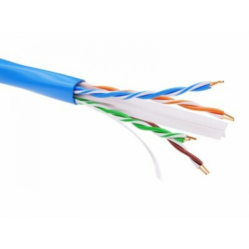 Информационный кабель неэкранированый U/UTP 4х2 CAT6, PVC, синий | RN6UUPV3BL | DKC