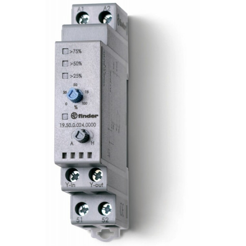 Модуль управления, аналоговый сигнал 0…10В DC; питание 24В АC/DC; монтаж на рейку 35мм; ширина 17.5мм; степень защиты IP20; упаковка 1шт.