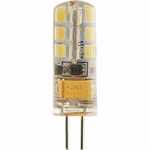 Лампа светодиодная LB-422 (3W) 12V G4 6400K капсула силикон 11x38mm | 25533 | FERON