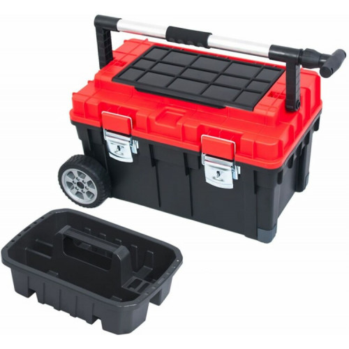 Ящик для инструментов на колесах 63х40х36см PATROL Wheelbox HD Trophy 2 красный | 146165 | Tech-KREP