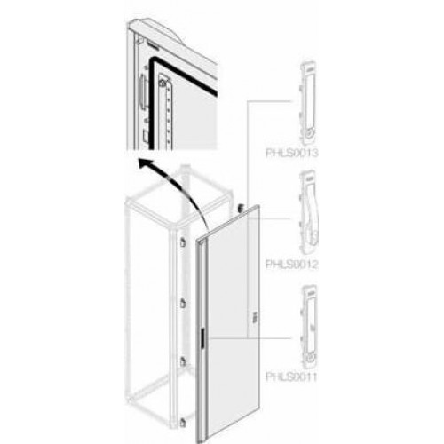 Дверь глухая с мех.запирания H1800 W500 | 1STQ002271B0000 | ABB