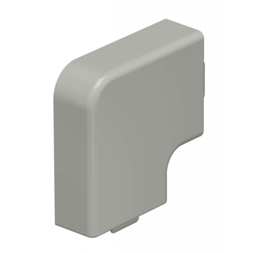 Крышка плоского угла кабельного канала WDK 15x40 мм (ПВХ,серый) (WDK HF15040GR) | 6158609 | OBO Bettermann