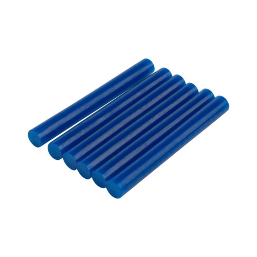 Клеевые стержни , ?11 мм, 100 мм, синие, 6 шт., блистер | 09-1227 | REXANT