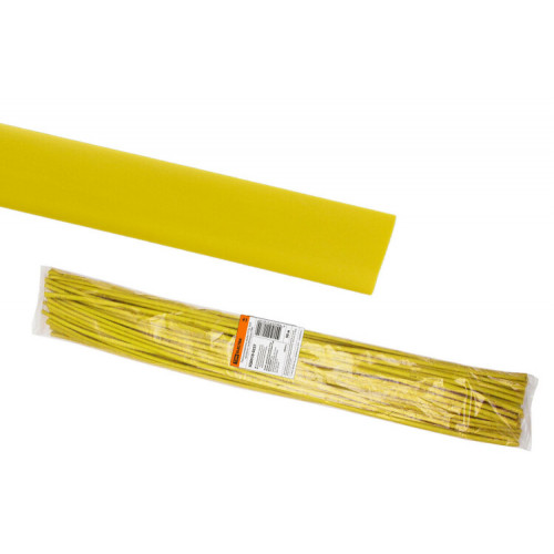 Термоусаживаемая трубка ТУТнг 16/8 желтая по 1м (50 м/упак) | SQ0518-0237 | TDM