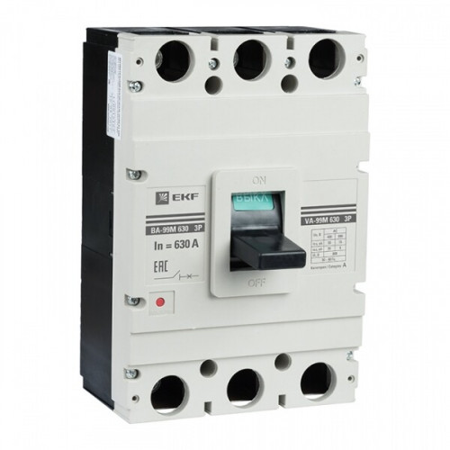 Автоматический выключатель ВА-99М 630/400А 3P 50кА EKF Basic | mccb99-630-400m | EKF
