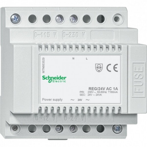 ИСТОЧНИК ПИТАНИЯ REG, AC 24 В/ 1А | MTN663529 | Schneider Electric