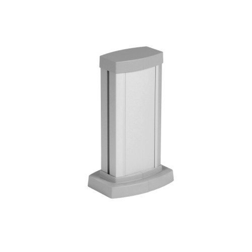 Универсальная мини-колонна алюминиевая с крышкой из алюминия 1 секция, высота 0,3 метра, цвет алюминий | 653101 | Legrand