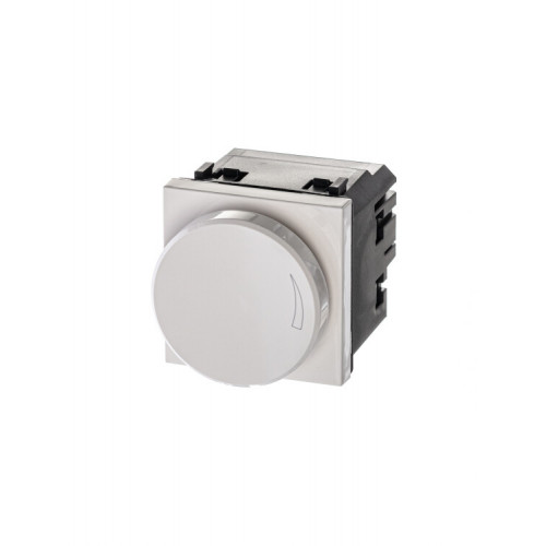 ABB Zenit Альп. белый Светорегулятор электронный поворотный для регулируемых LEDi ламп, 2-100 Вт, 2-модульный | N2260.3 BL | 2CLA226030N1101 | ABB