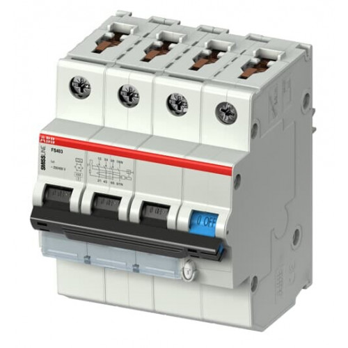 Выключатель автоматический дифференциального тока FS403E-C20/0.03 | 2CCL564111E0203 | ABB