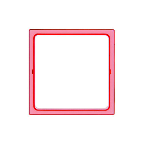 Simon 27 Вставка декоративная в рамку базовую с вырезом, S27 Play, прозрачный красный | 2700670-110 | Simon