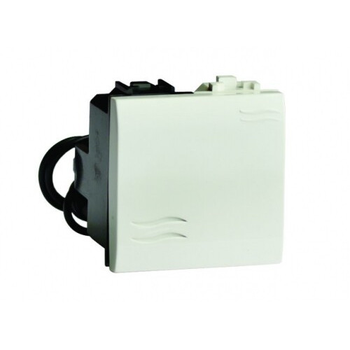 Brava белый Выключатель кнопочный с подсветкой 2 мод. | 76022BL | DKC