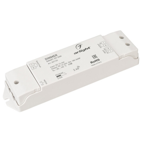 Диммер SMART-D9-DIM (12-24V, 1x15A, 2.4G) | 027133 | Arlight