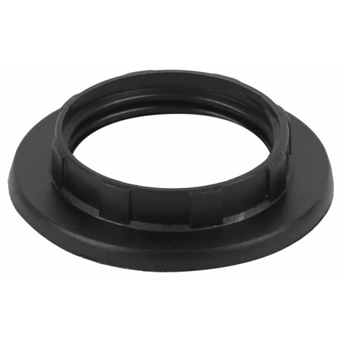 Кольцо для патрона E14, пластик, черное | Б0043678 | ЭРА