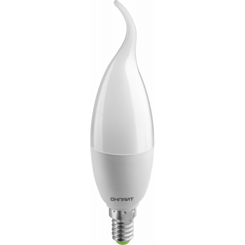 Лампа светодиодная OLL-FC37-10-230-2.7K-E14-FR | 61962 | ОНЛАЙТ