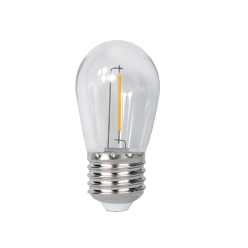 Лампа светодиодная для белт-лайта PLED- ECO- S14 1w E27 2700K CLEAR | .5040625 | Jazzway