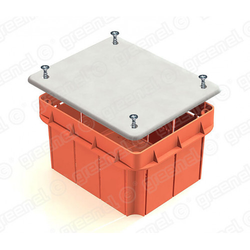 Коробка распределительная с/у 120х92х70мм для кирпичных стен (56шт) | GE41009 | GREENEL