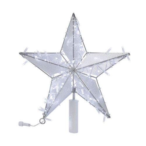 Светодиодная фигура Звезда 50 см, 80 светодиодов, с трубой и подвесом, цвет свечения белый | 514-272 | NEON-NIGHT
