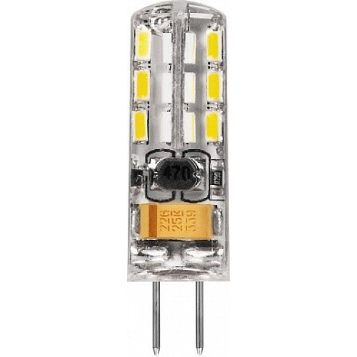 Лампа светодиодная LB-420 (2W) 12V G4 2700K капсула силикон | 25858 | FERON